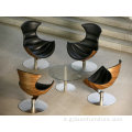 Sedia a lounge di aragosta moderno design alto swivelleather